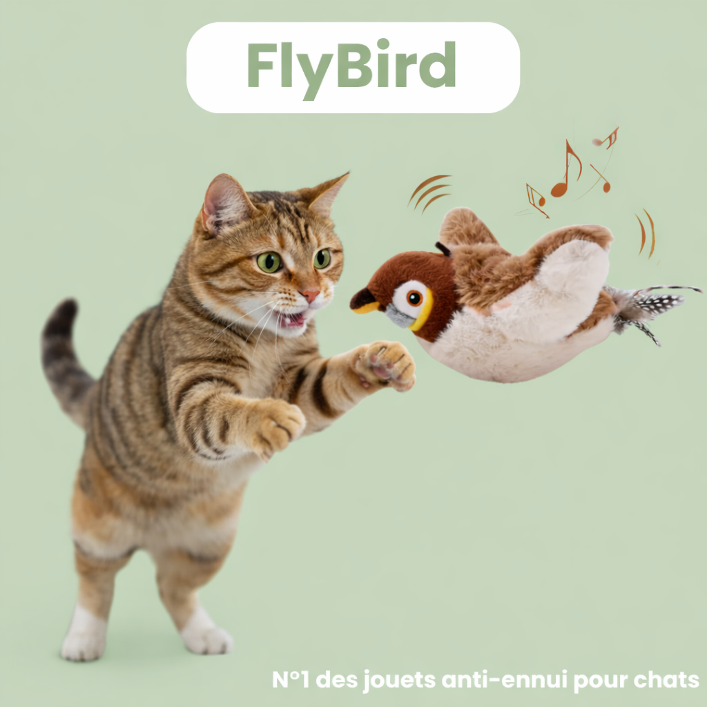 FlyBird™ – Impossible à ignorer pour votre chat
